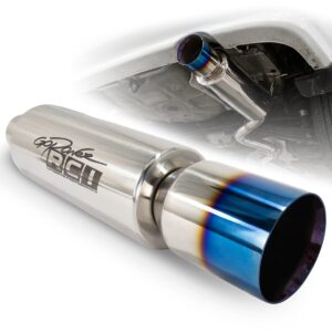 Abafador Corpo 5'' / Comprimento 500MM / Interno 2,5" / Ponteira Flame Acabamento Reto 4'' / Encaixe 2.5''