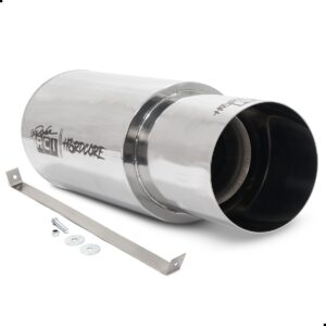 Abafador Corpo 6" / Interno 3" / Ponteira 5" / Comprimento Total 500MM / Encaixe 3" e 2" 1/2