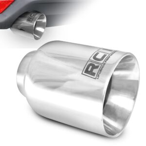 Ponteira Reta Inox 4'' - Interno de 3'' - Saida 2''1/2 a 3"