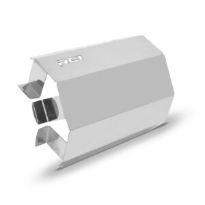 Defletor de Ar em Aço Inox Brilhante 20.0 x 20.0CM Largura / Altura